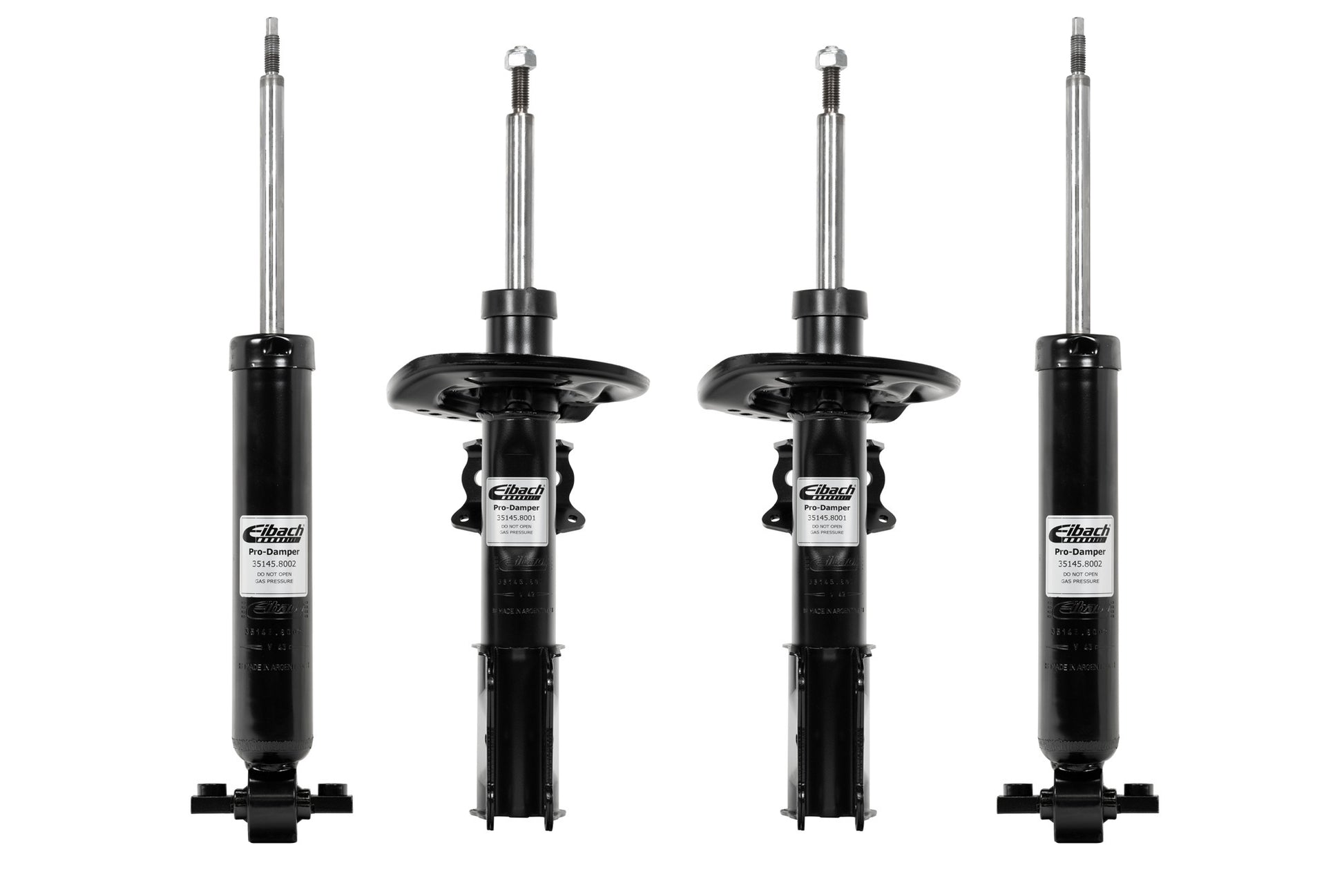 Eibach Shock / Strut Kit - Pro-Damper - Steel - Black Paint - Front / Rear - Ford Mustang 1994-2004 - Kit