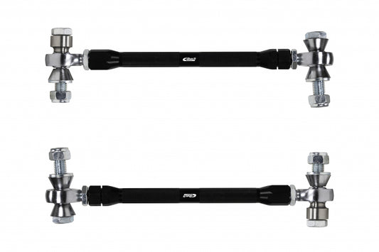 Eibach End Link - Rear - Adjustable - Aluminum / Chromoly - Black Anodized / Zinc Oxide - Tesla Model 3 2017-19 - Pair