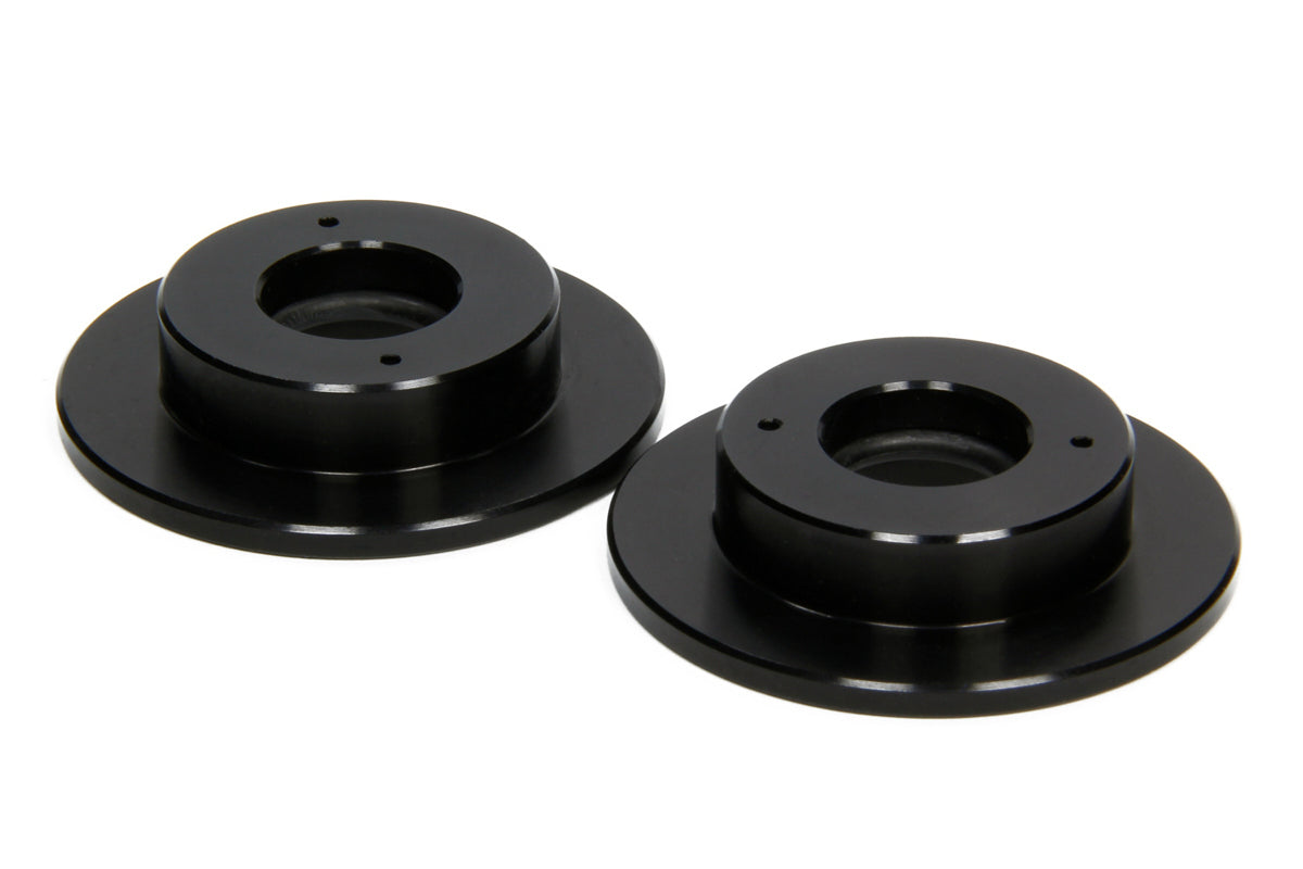 Eibach Bump Stop Cup - Single Spring - 2 in Cup - 0.625 in Shaft - Aluminum - Black Anodized - Universal - Pair
