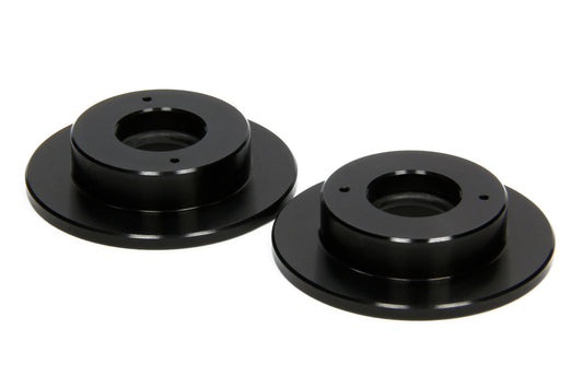 Eibach Bump Stop Cup - Single Spring - 2 in Cup - 0.625 in Shaft - Aluminum - Black Anodized - Universal - Pair