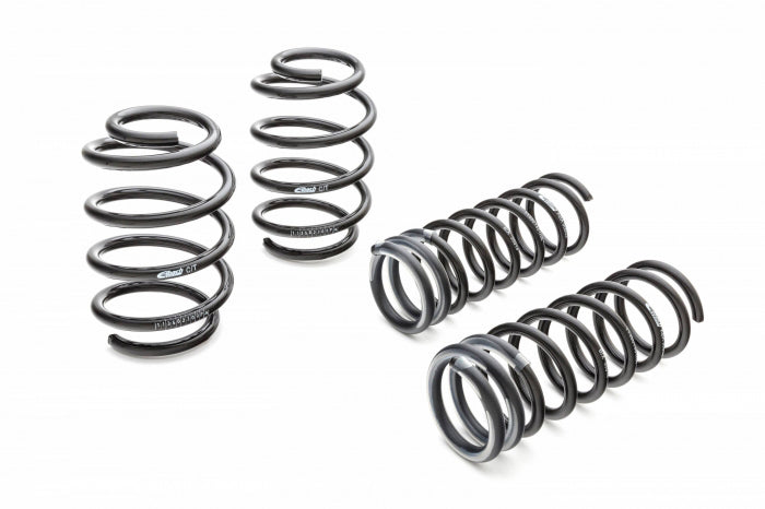 Eibach Suspension Spring Kit - Pro-Kit - 0.9 in Front and 0.7 in Rear Lowering - 4 Coil Springs - Black Powder Coat -