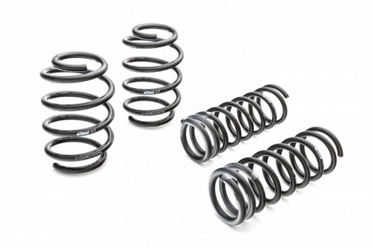 Eibach Suspension Spring Kit - Pro-Kit - 0.9 in Front and 0.7 in Rear Lowering - 4 Coil Springs - Black Powder Coat -