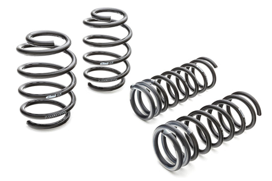 Eibach Suspension Spring Kit - Pro-Kit - 1.2 in Lowering Front / 0.8 in Lowering Rear - Front / Rear - Steel - Black