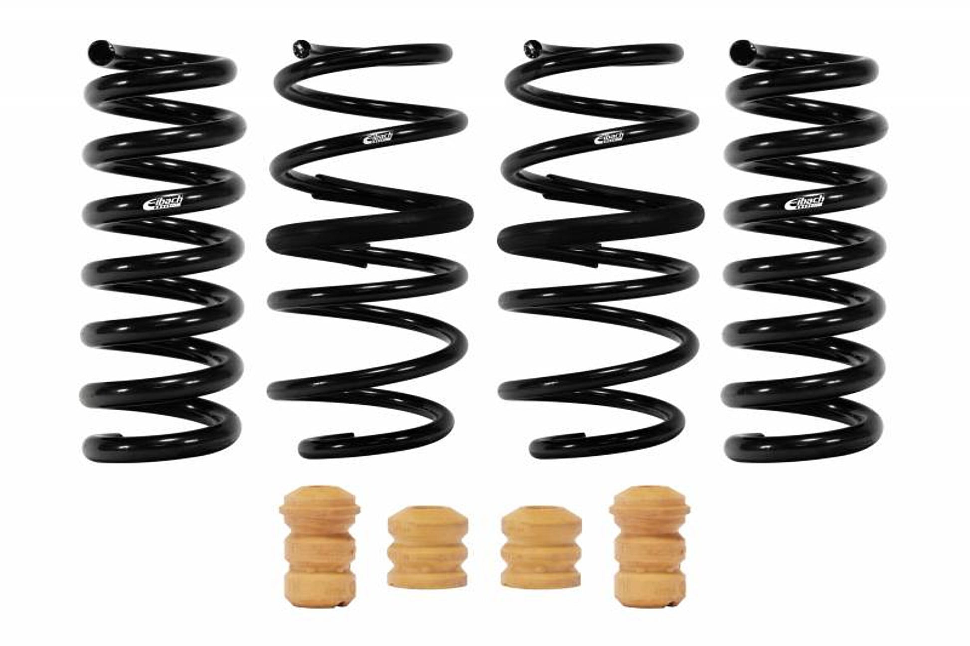 Eibach Suspension Spring Kit - Pro-Kit - 1.4 in Lowering Front / 1.3 in Lowering Rear - Front / Rear - Steel - Black