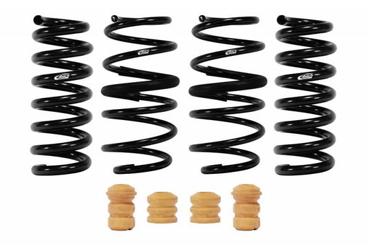 Eibach Suspension Spring Kit - Pro-Kit - 1.4 in Lowering Front / 1.3 in Lowering Rear - Front / Rear - Steel - Black