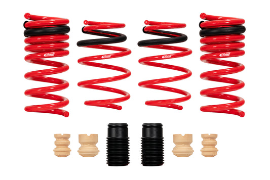 Eibach Suspension Spring Kit - SPORTLINE - Lowering - 4 Coil Springs - Red Powder Coat - Ford Mustang 2024-25 - Kit