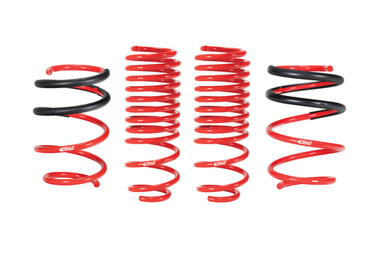 Eibach Suspension Spring Kit - SPORTLINE - Lowering - 4 Coil Springs - Red Powder Coat - Honda Civic 2017-21 - Kit