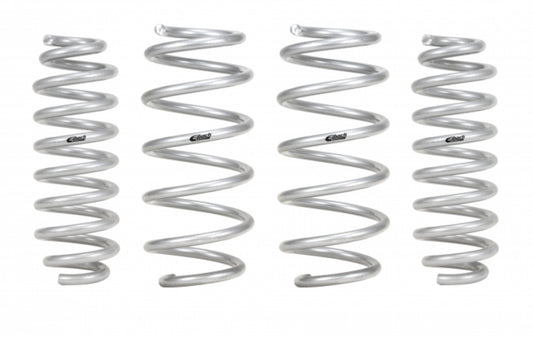 Eibach Suspension Spring Kit - Pro-Lift-Kit - 1 in Lift Front - 0.7 in Lift Rear - Front / Rear - Steel - Silver