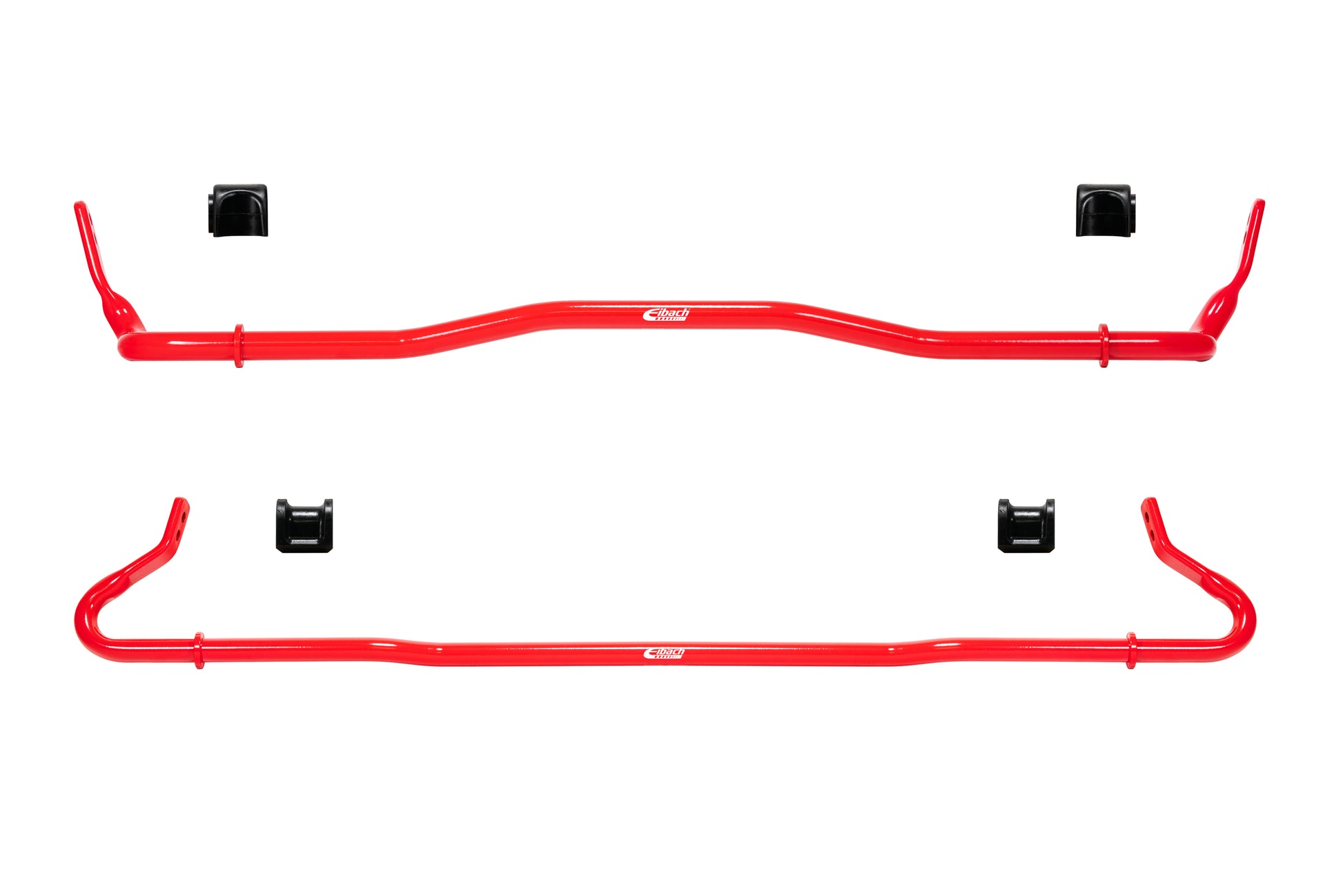 Eibach Sway Bar - Front / Rear - 25.4 mm Diameter Front - 22.2 Diameter Rear - Polyurethane Bushings - Steel - Red