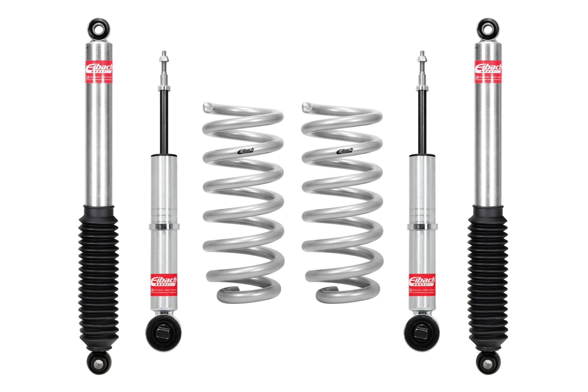 Eibach Suspension Lift Kit - PRO-TRUCK-LIFT STAGE 1 - 2-1/2 in Front Lift - 0 to 1-1/2 in Rear Lift - Shocks / Springs