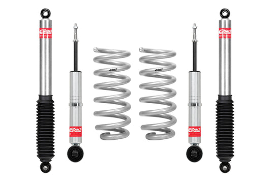 Eibach Suspension Lift Kit - PRO-TRUCK-LIFT STAGE 1 - 2-1/2 in Front Lift - 0 to 1-1/2 in Rear Lift - Shocks / Springs