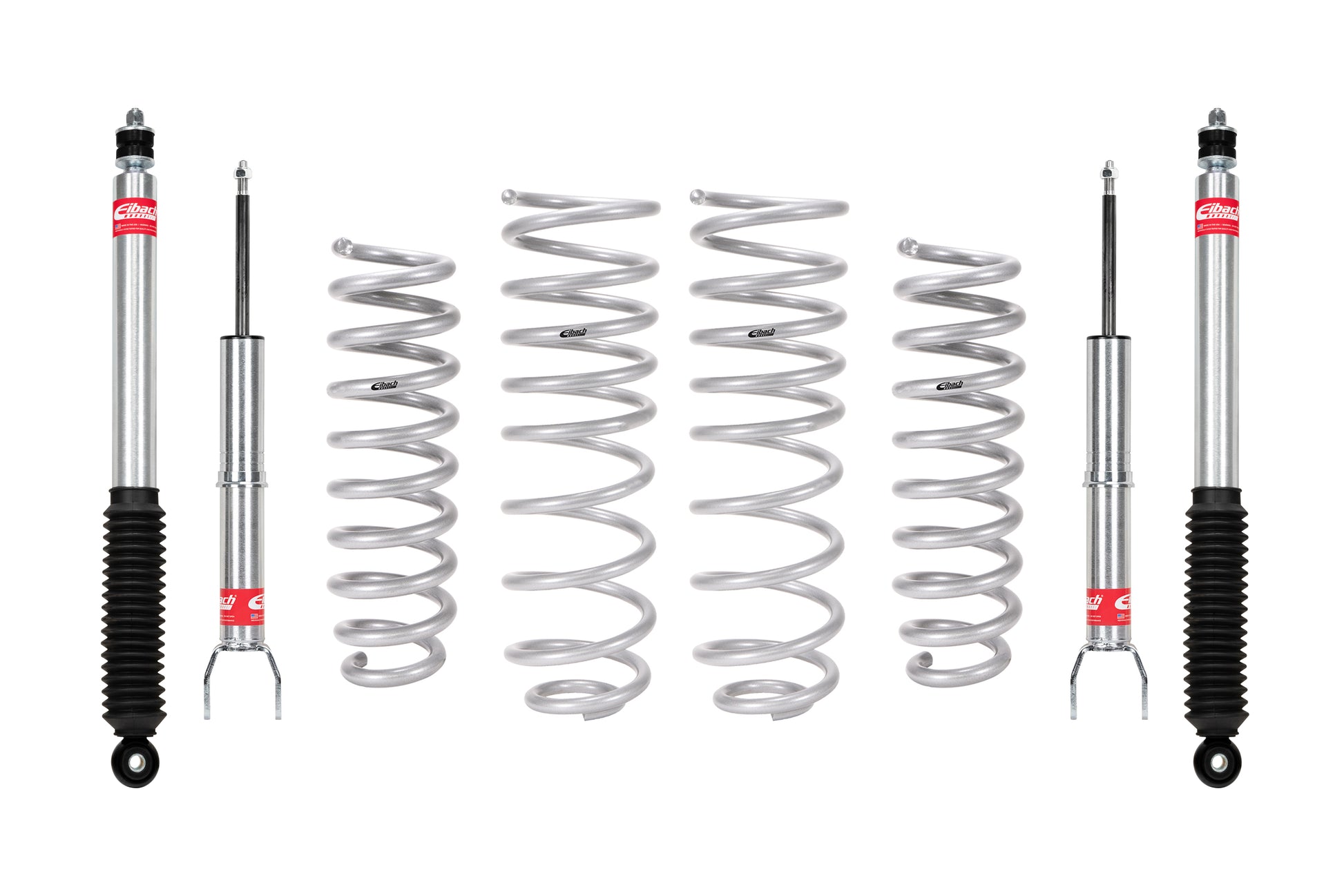 Eibach Suspension Lift Kit - PRO-TRUCK-LIFT STAGE 1 - 2 in Front Lift - 1 in Rear Lift - Shocks / Springs - Ram