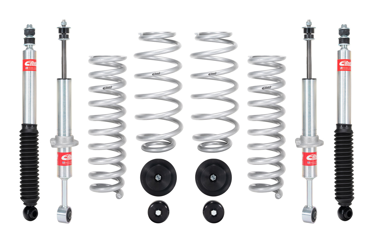 Eibach Suspension Lift Kit - PRO-TRUCK-LIFT STAGE 1 - 2 to 3 in Front Lift - 2.2 in Rear Lift - Shocks / Springs /