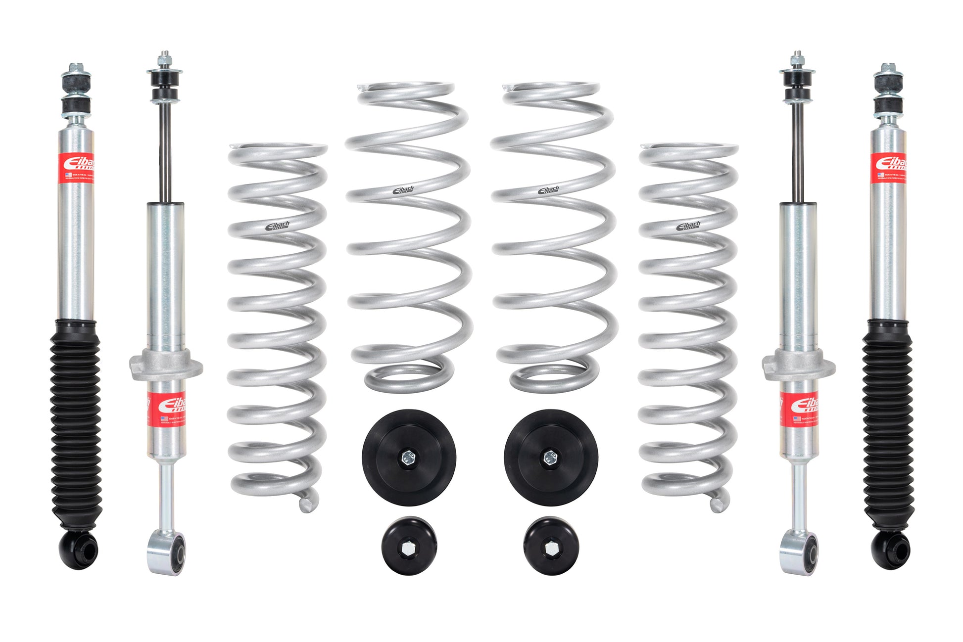 Eibach Suspension Lift Kit - PRO-TRUCK-LIFT STAGE 1 - 2 to 3 in Front Lift - 2.2 in Rear Lift - Shocks / Springs /