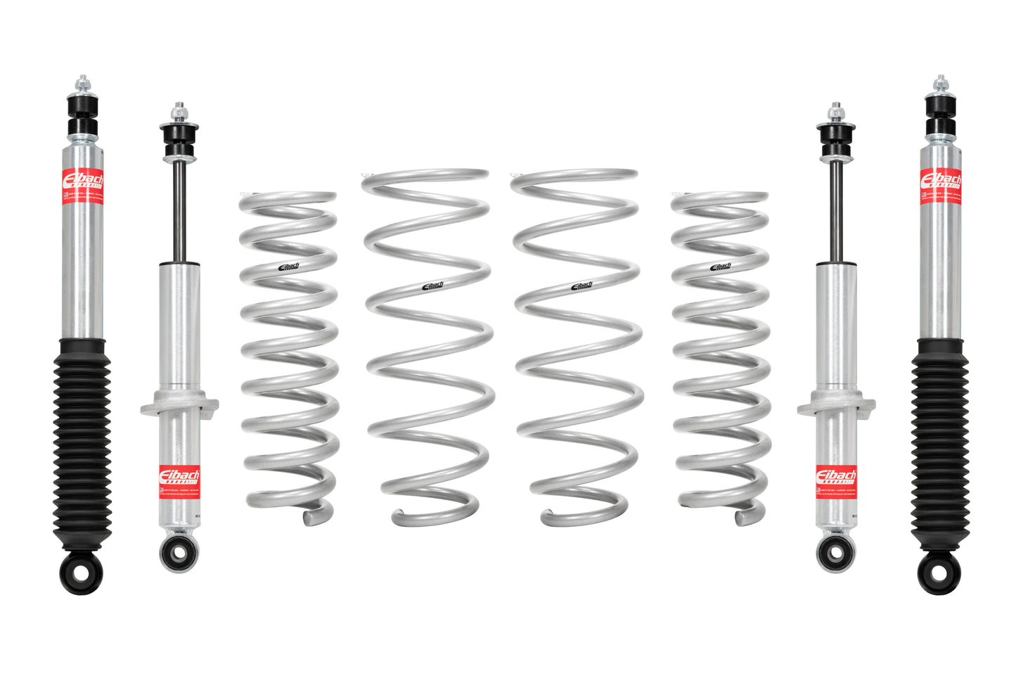 Eibach Suspension Lift Kit - PRO-TRUCK-LIFT STAGE 1 - 2-1/2 in Front Lift - 1 in Rear Lift - Shocks / Springs - Toyota