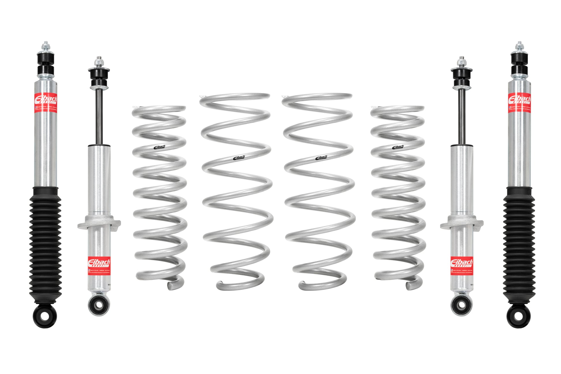 Eibach Suspension Lift Kit - PRO-TRUCK-LIFT STAGE 1 - 2-1/2 in Front Lift - 1 in Rear Lift - Shocks / Springs - Toyota
