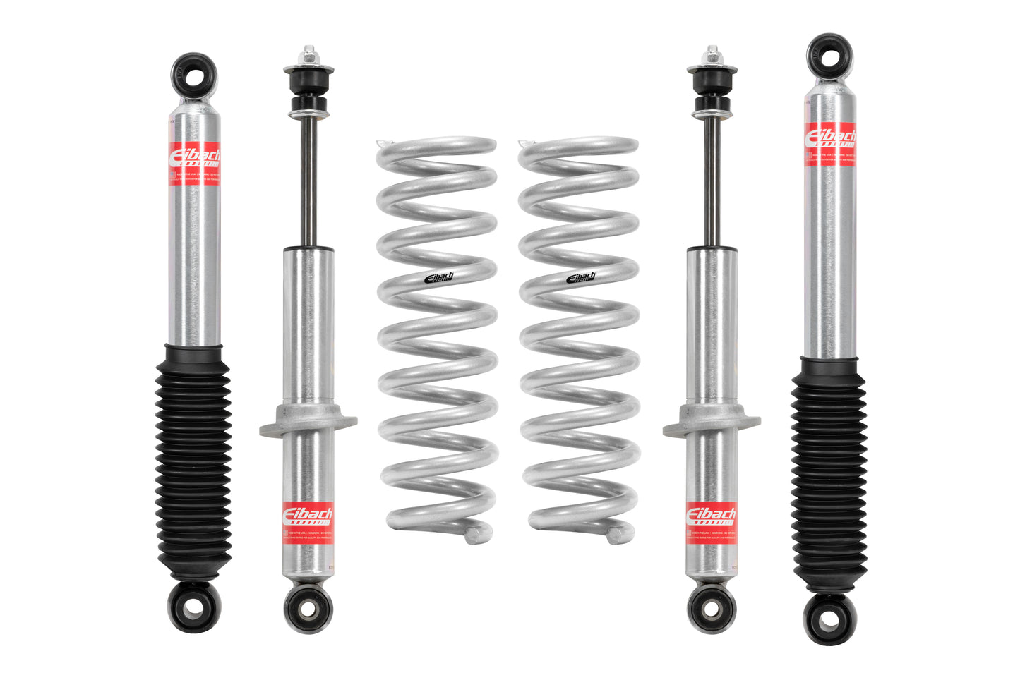Eibach Suspension Lift Kit - PRO-TRUCK-LIFT STAGE 1 - 2-1/2 in Front Lift - 0 to 1 in Rear Lift - Shocks / Springs -