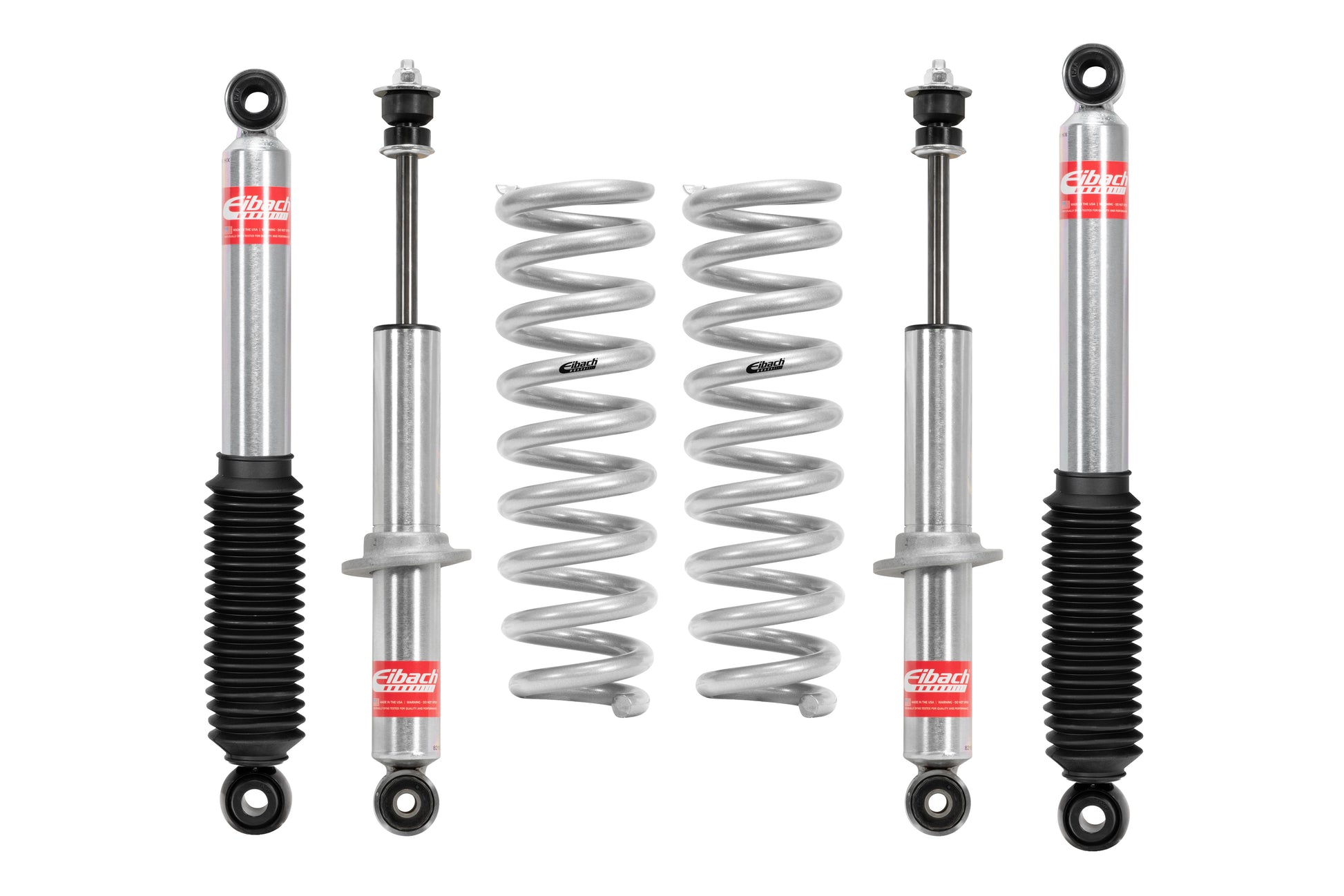 Eibach Suspension Lift Kit - PRO-TRUCK-LIFT STAGE 1 - 2-1/2 in Front Lift - 0 to 1 in Rear Lift - Shocks / Springs -