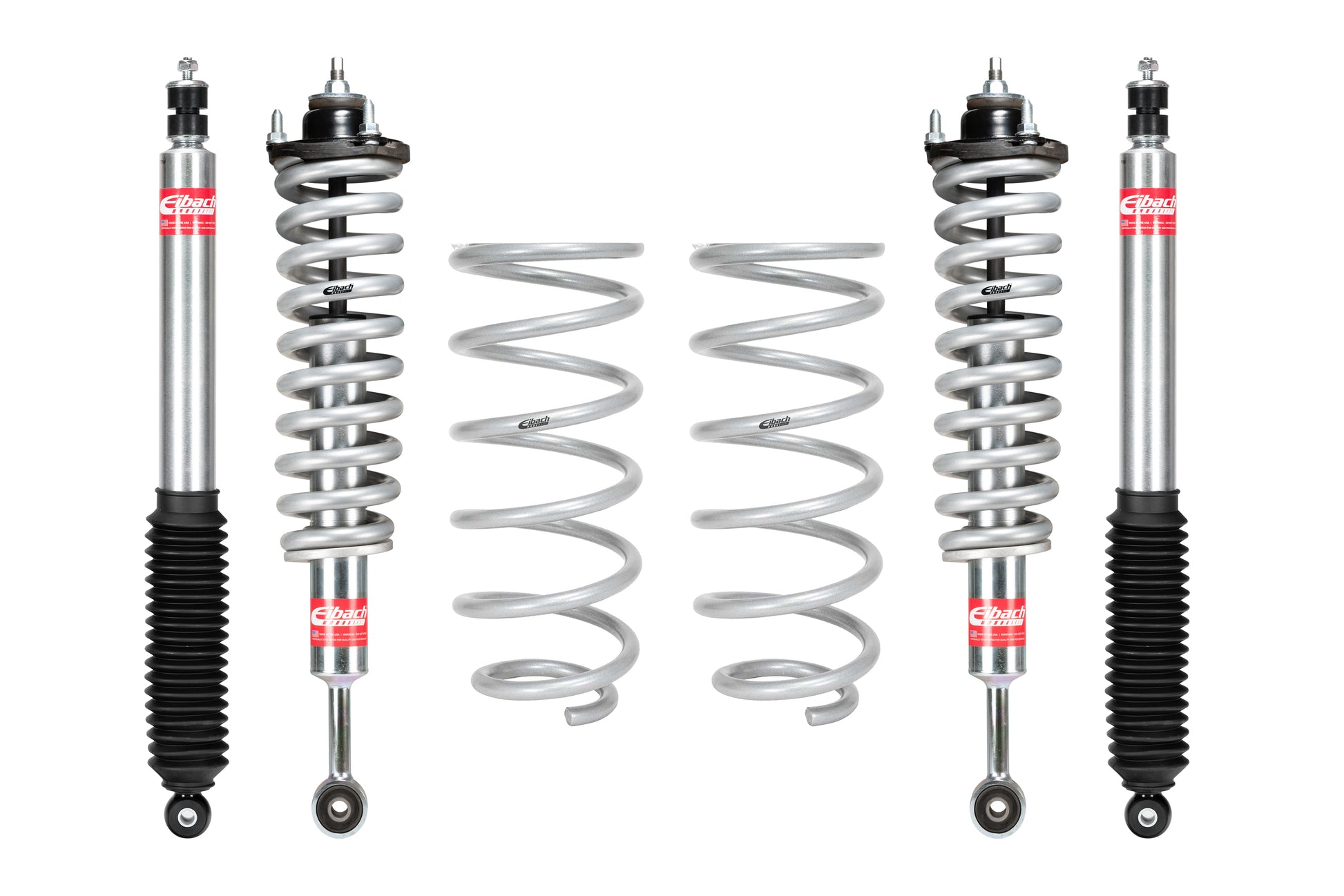 Eibach Suspension Lift Kit - PRO-TRUCK-LIFT STAGE 1 Plus - 2-3/4 in Front Lift - 1 in Rear Lift - Shocks / Springs -