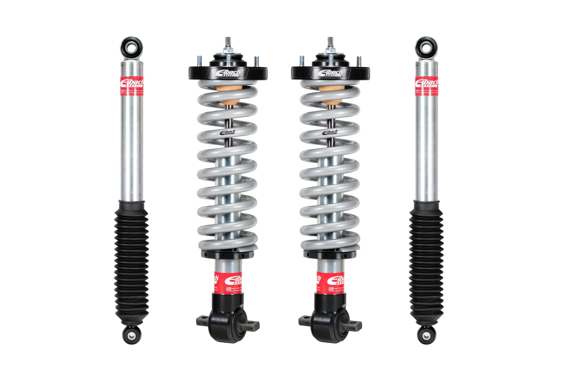 Eibach Suspension Lift Kit - PRO-TRUCK-LIFT STAGE 2 - 1-3/4 to 4 in Front Lift - 0 to 1-1/2 in Rear Lift - Shocks /
