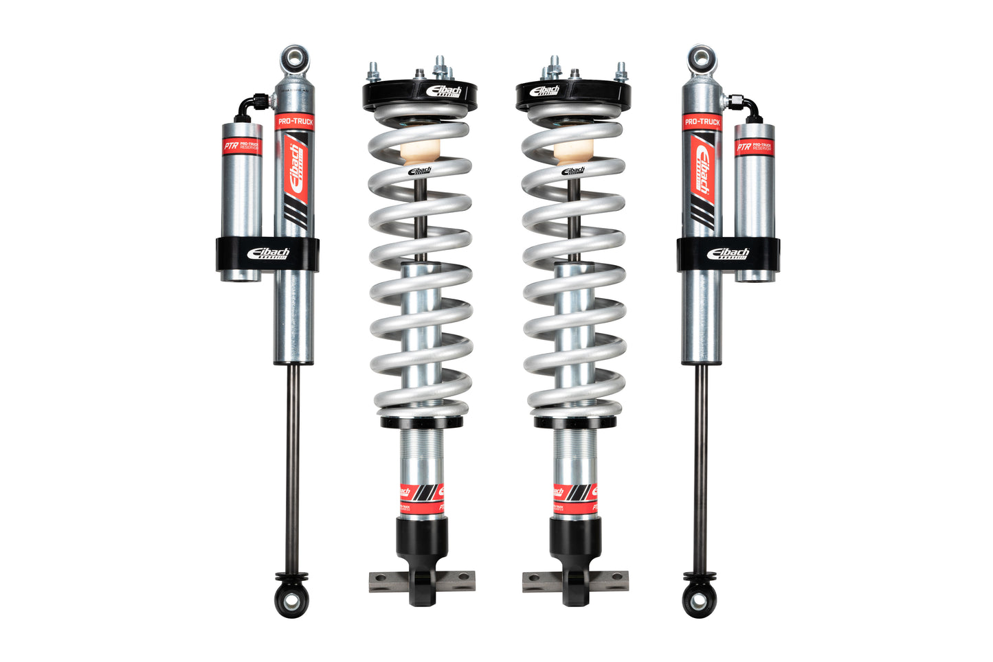 Eibach Suspension Lift Kit - PRO-TRUCK-LIFT STAGE 2R - 0 to 2.2 in Front Lift - 0 to 1.5 in Rear Lift - Reservoirs /