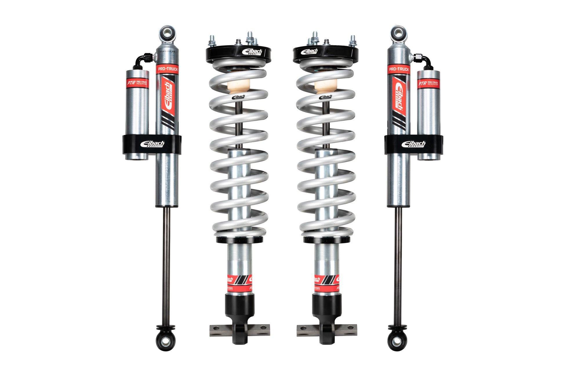 Eibach Suspension Lift Kit - PRO-TRUCK-LIFT STAGE 2R - 0 to 2.2 in Front Lift - 0 to 1.5 in Rear Lift - Reservoirs /
