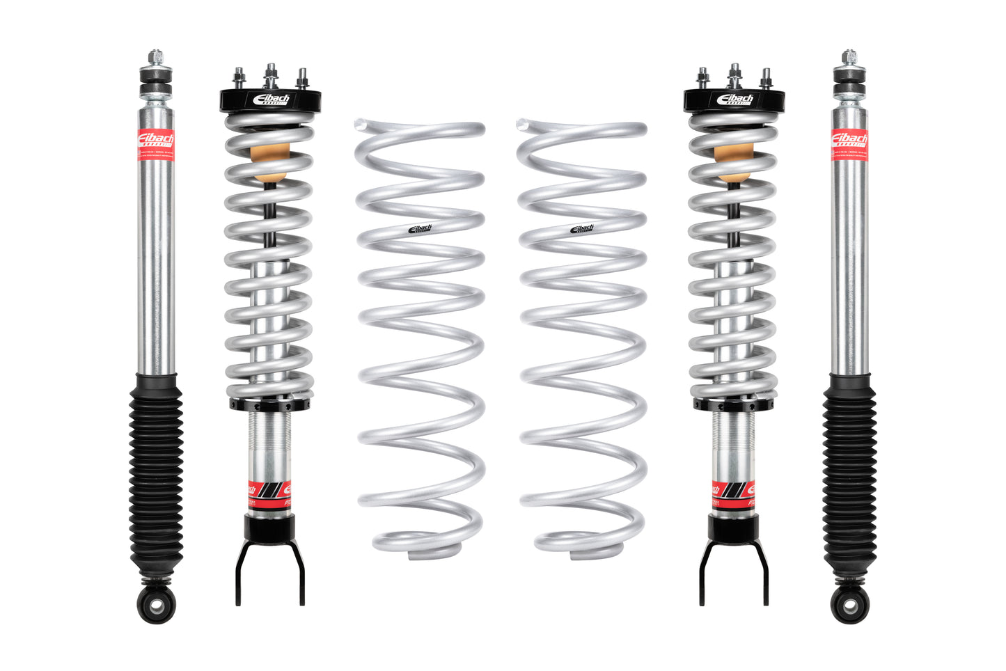 Eibach Suspension Lift Kit - PRO-TRUCK-LIFT STAGE 2 - 0 to 3.2 in Front Lift - 1 in Rear Lift - Shocks / Springs - Ram