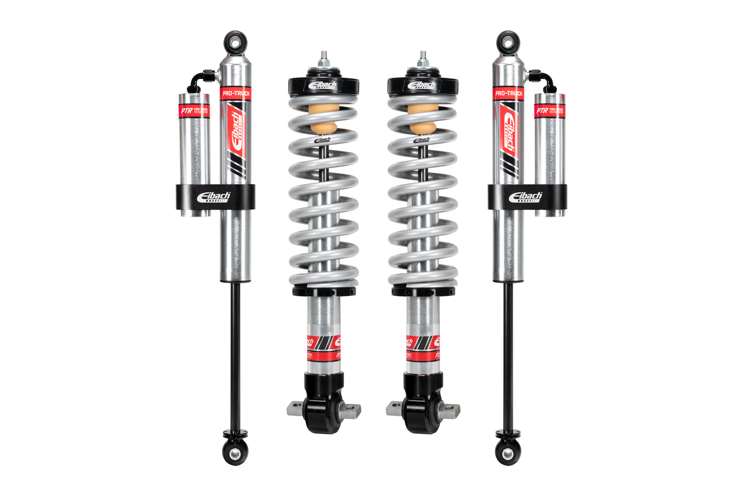 Eibach Suspension Lift Kit - PRO-TRUCK-LIFT STAGE 2R - 0 to 2.25 in Front Lift - 0 to 1.5 in Rear Lift - Reservoirs /