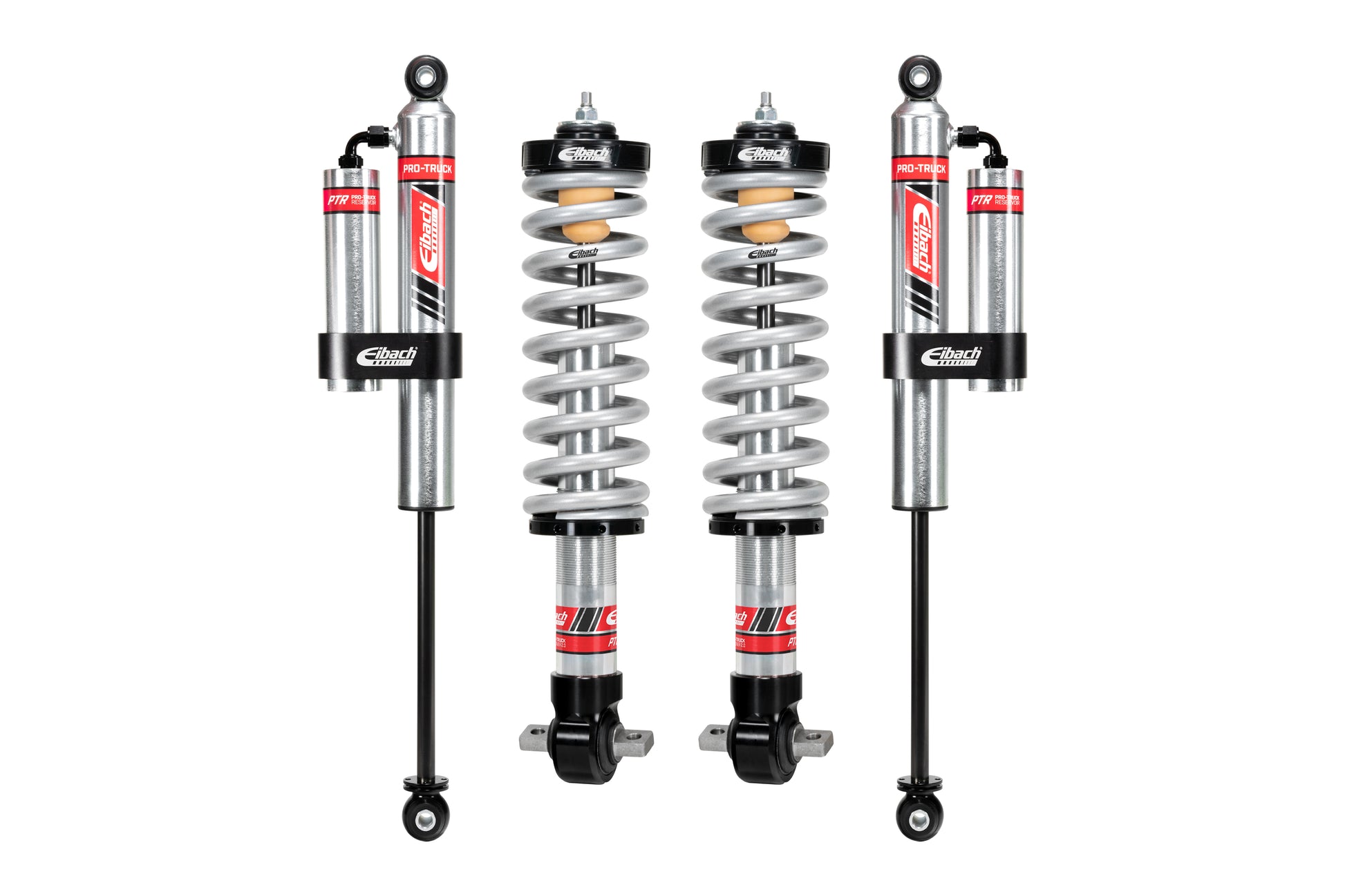 Eibach Suspension Lift Kit - PRO-TRUCK-LIFT STAGE 2R - 0 to 2.25 in Front Lift - 0 to 1.5 in Rear Lift - Reservoirs /