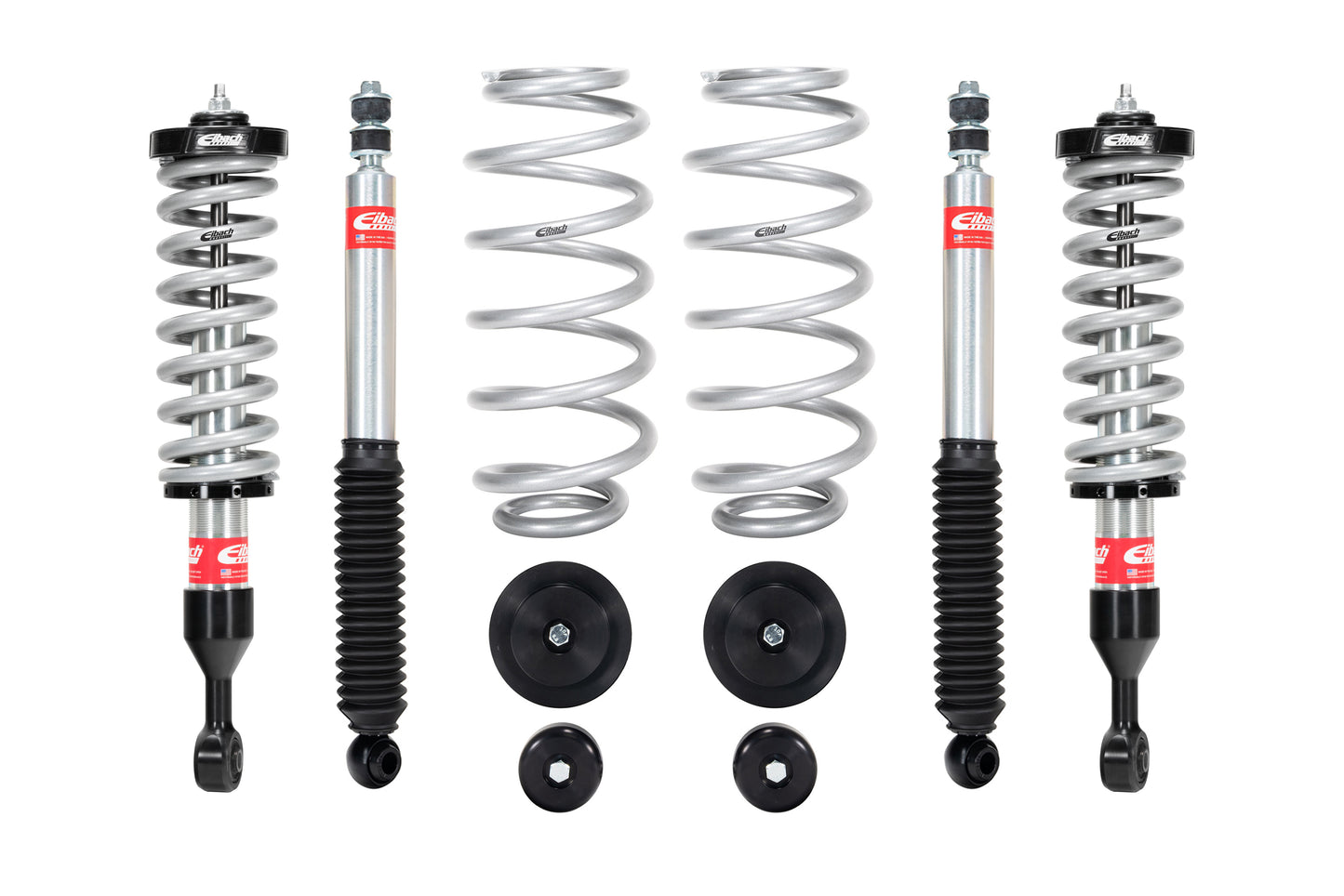 Eibach Suspension Lift Kit - PRO-TRUCK-LIFT STAGE 2 - 1.5 to 3 in Front Lift - 2.2 in Rear Lift - Springs / Shocks /