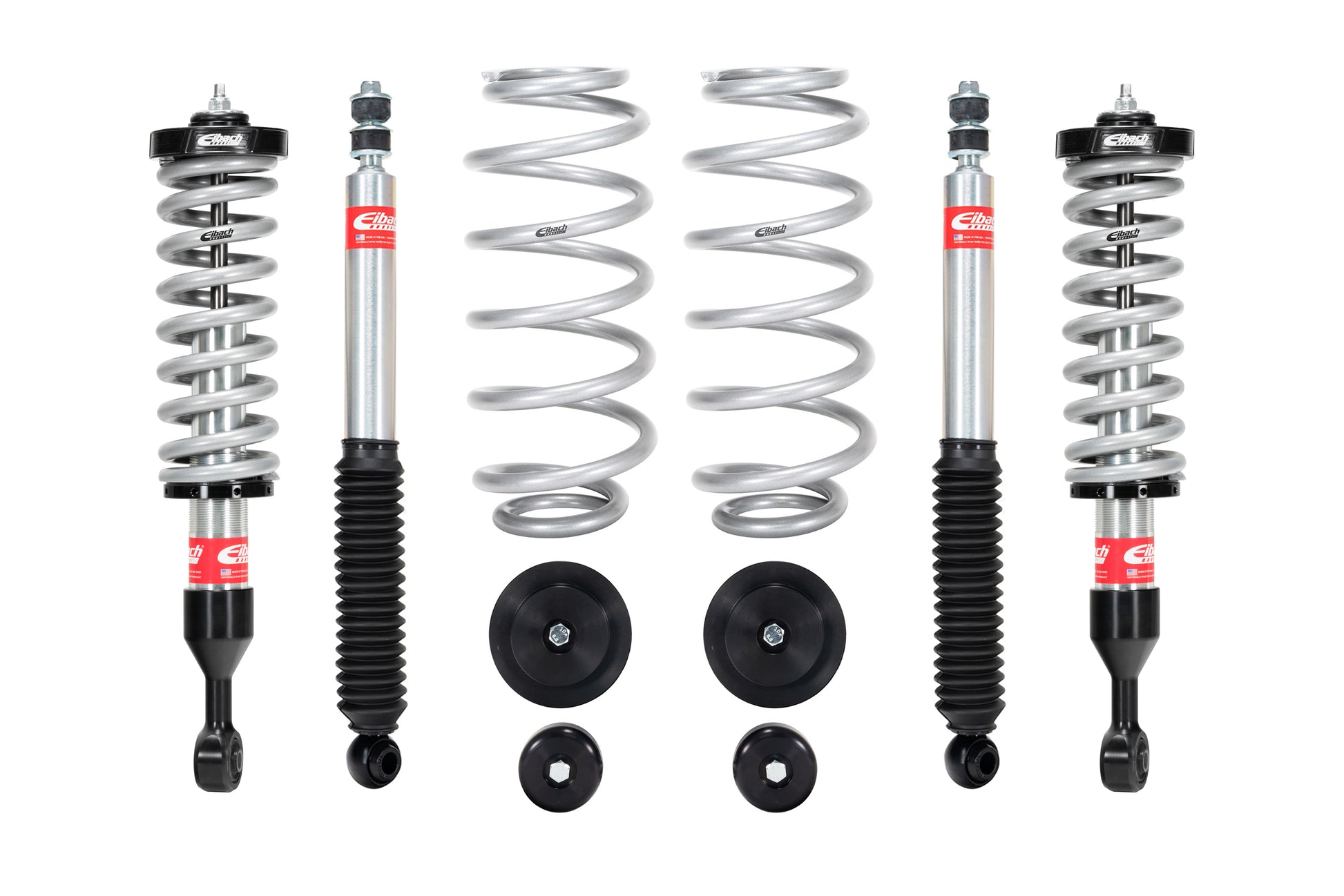Eibach Suspension Lift Kit - PRO-TRUCK-LIFT STAGE 2 - 1.5 to 3 in Front Lift - 2.2 in Rear Lift - Springs / Shocks /