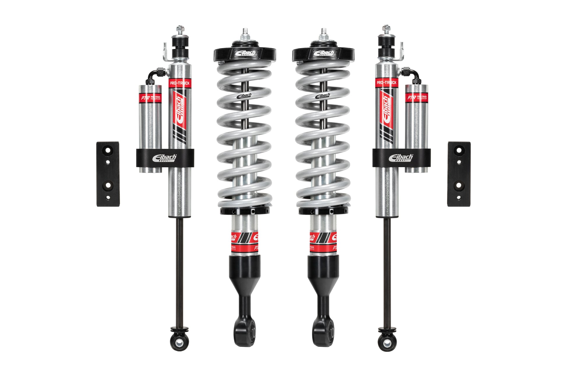 Eibach Suspension Lift Kit - PRO-TRUCK-LIFT STAGE 2R - 0.7 to 2.7 in Front Lift - 0 to 1.5 in Rear Lift - Reservoirs /