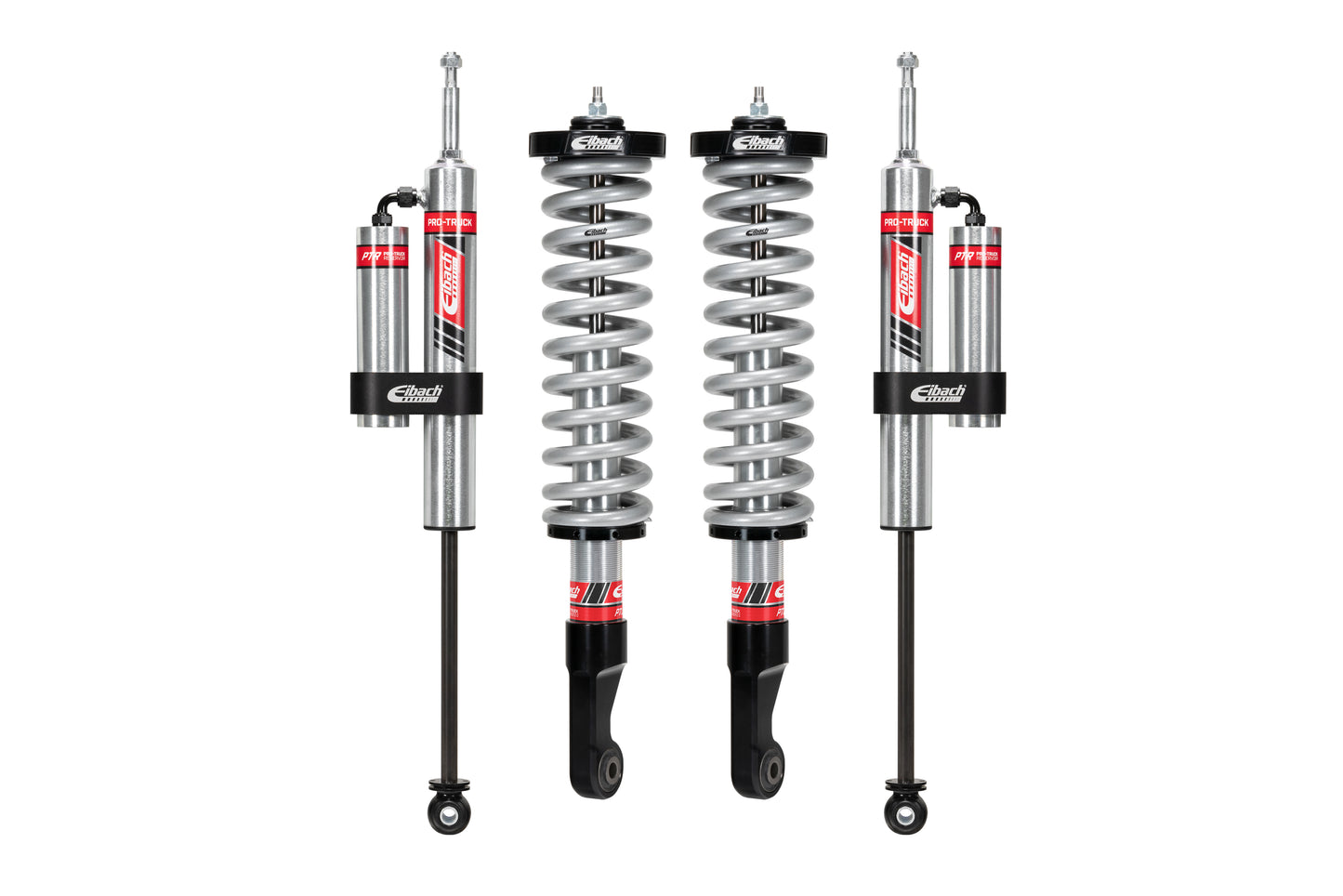 Eibach Suspension Lift Kit - PRO-TRUCK-LIFT STAGE 2R - 0 to 2-3/4 in Front Lift - 0 to 1-1/2 in Rear Lift - Reservoirs