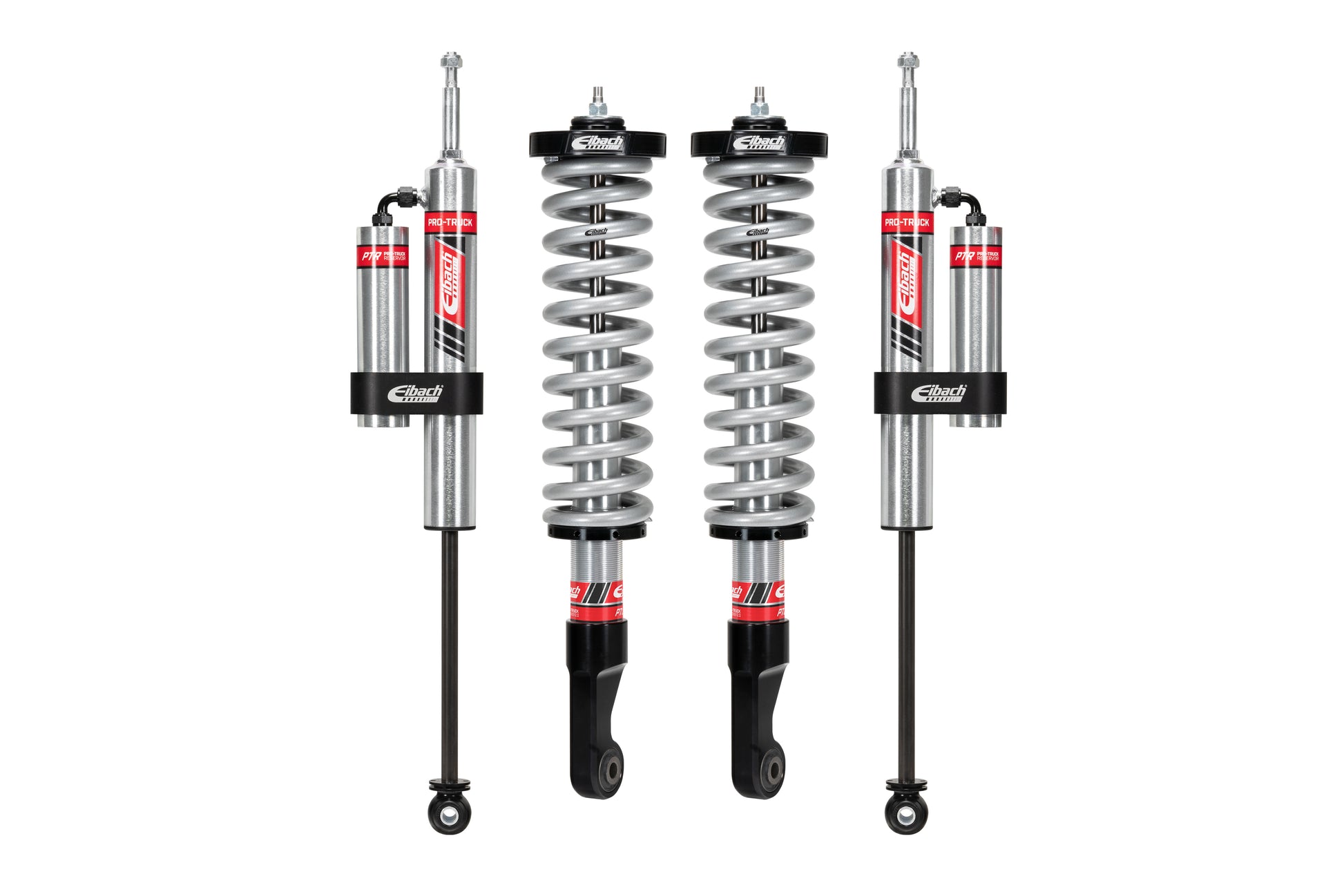 Eibach Suspension Lift Kit - PRO-TRUCK-LIFT STAGE 2R - 0 to 2-3/4 in Front Lift - 0 to 1-1/2 in Rear Lift - Reservoirs