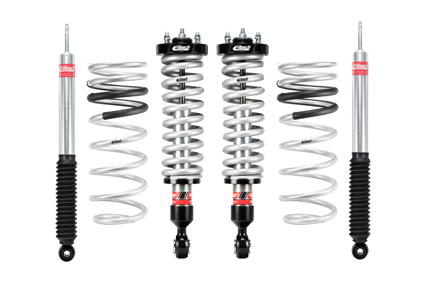 Eibach Suspension Lift Kit - PRO-TRUCK-LIFT STAGE 2 - 0.8 to 3.25 in Front Lift - 1.1 in Rear Lift - Springs / Shocks