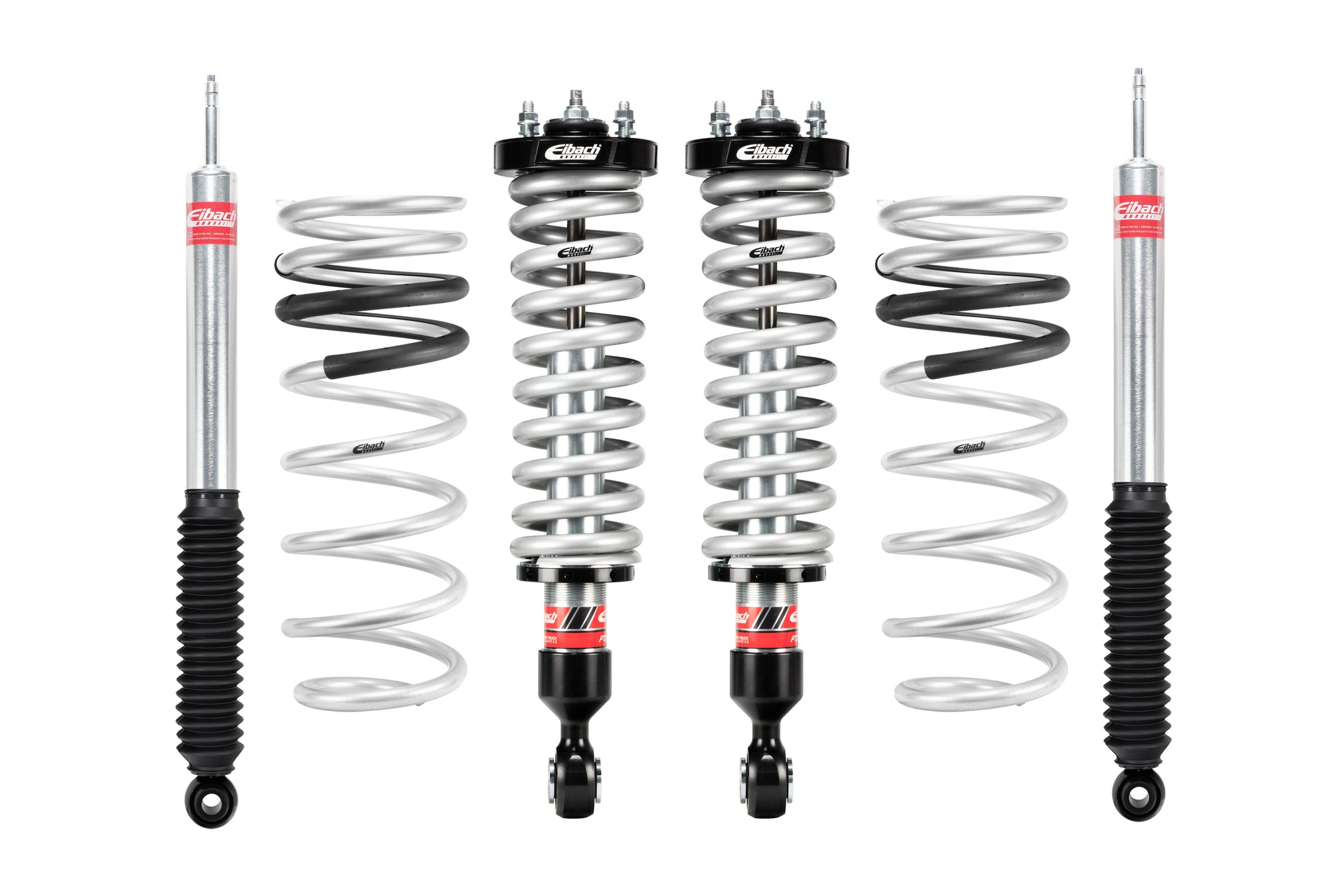 Eibach Suspension Lift Kit - PRO-TRUCK-LIFT STAGE 2 - 0.8 to 3.25 in Front Lift - 1.1 in Rear Lift - Springs / Shocks
