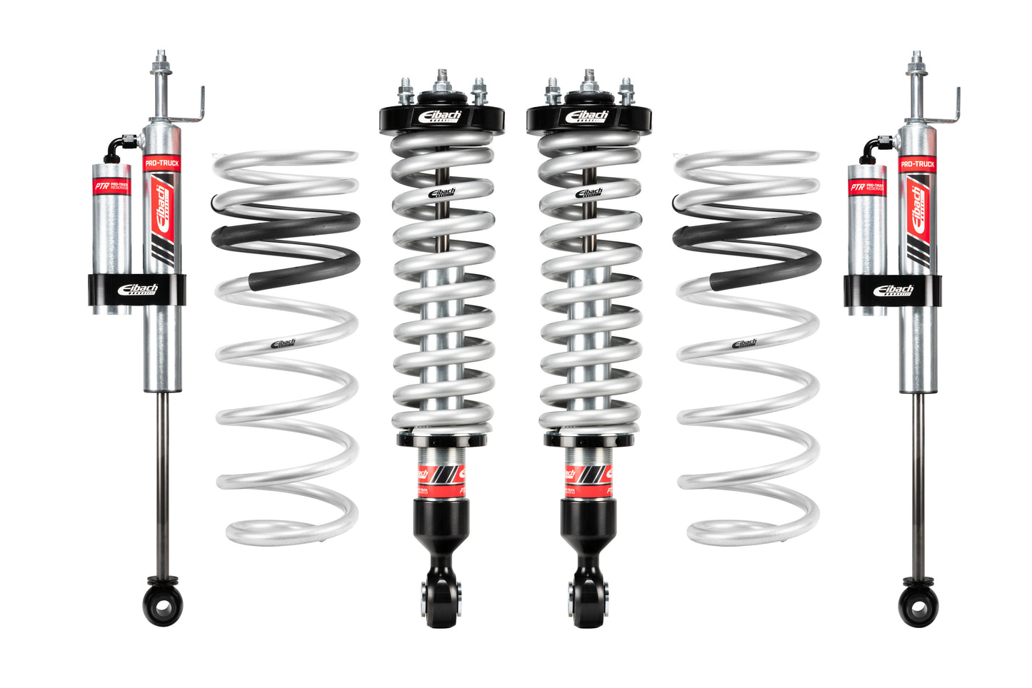 Eibach Suspension Lift Kit - PRO-TRUCK-LIFT STAGE 2R - 0.8 to 3.25 in Front Lift - 1.1 in Rear Lift - Reservoirs /