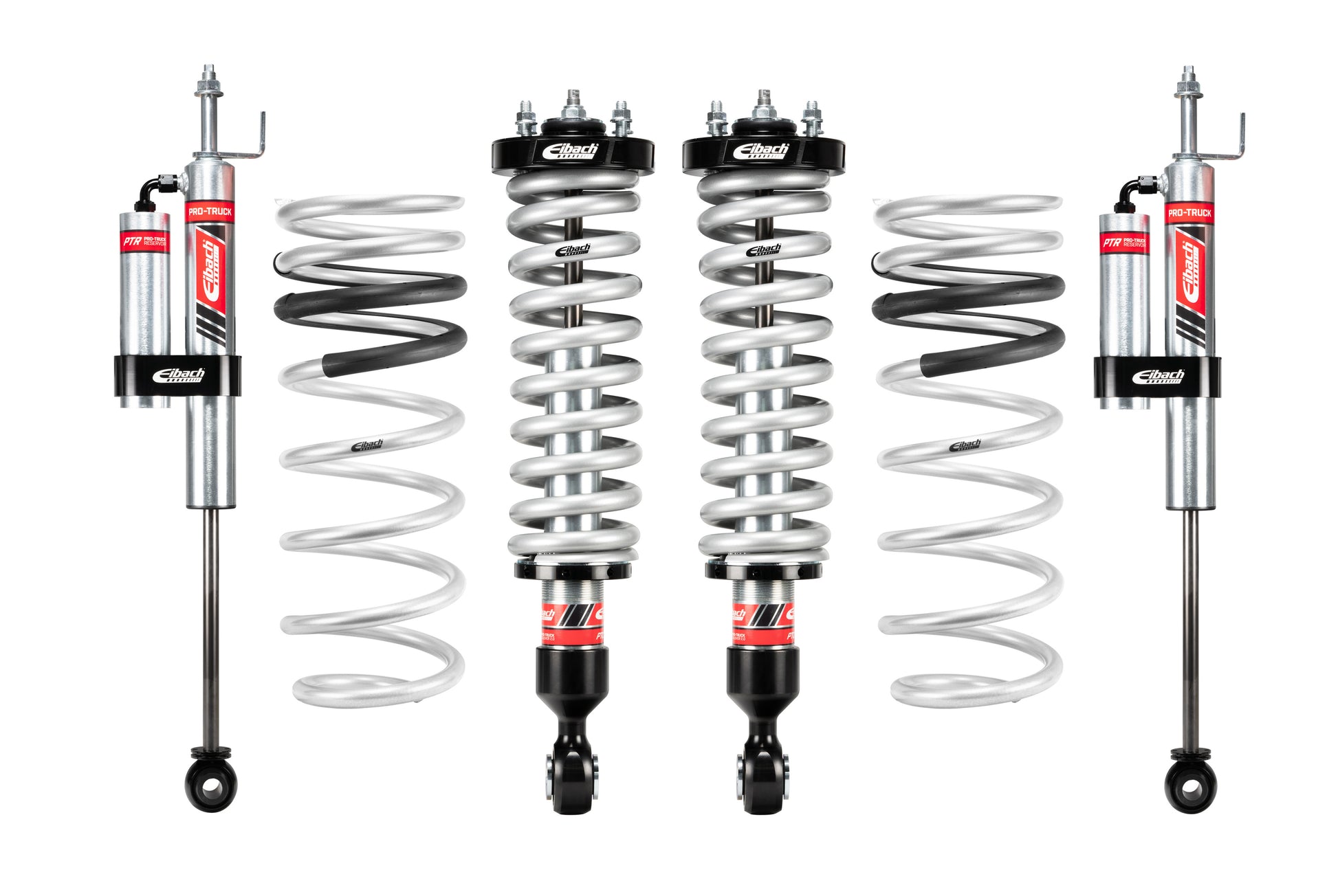Eibach Suspension Lift Kit - PRO-TRUCK-LIFT STAGE 2R - 0.8 to 3.25 in Front Lift - 1.1 in Rear Lift - Reservoirs /