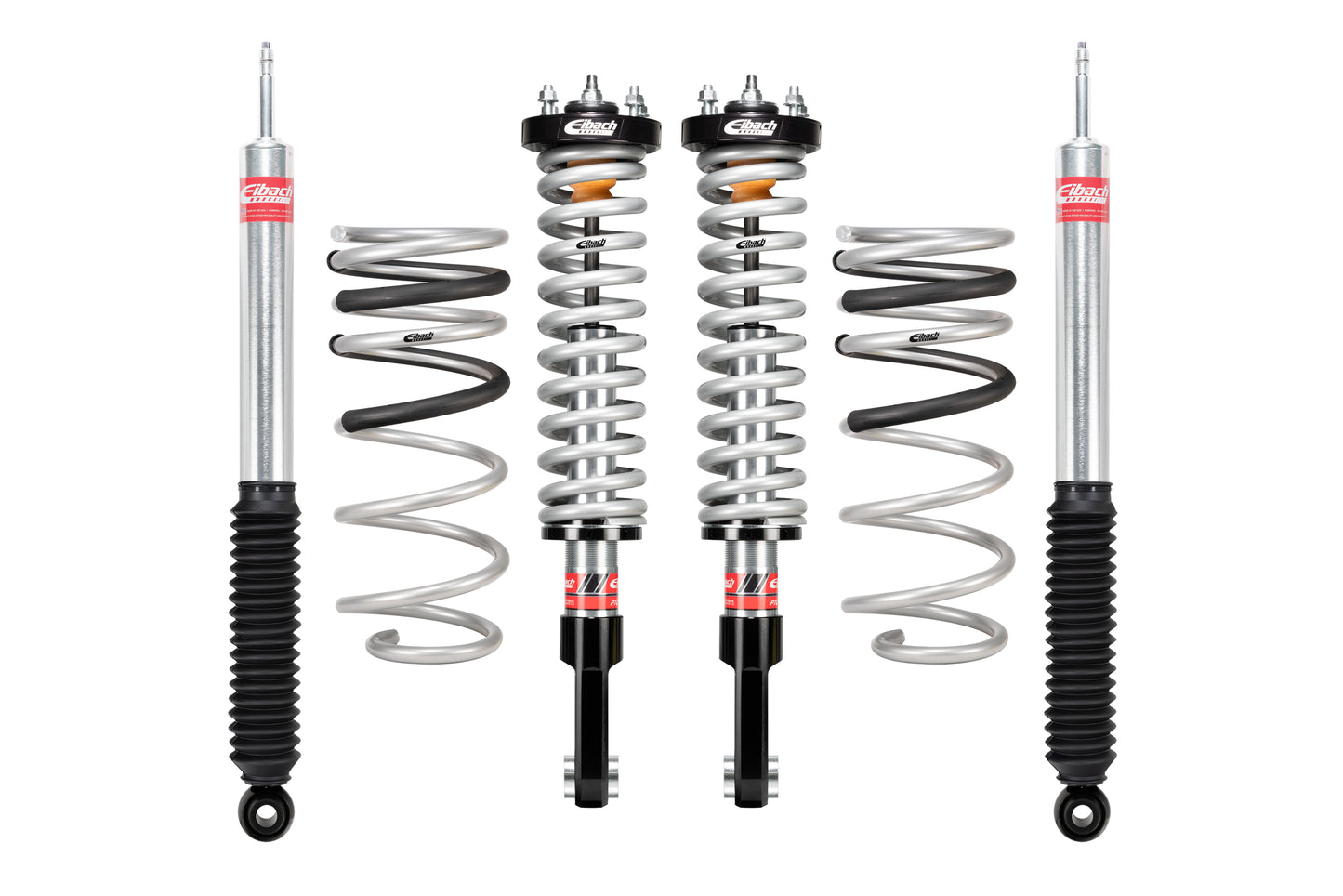 Eibach Suspension Lift Kit - PRO-TRUCK-LIFT STAGE 2 - 0.5 to 2.5 in Front Lift - 1 in Rear Lift - Shocks / Springs /