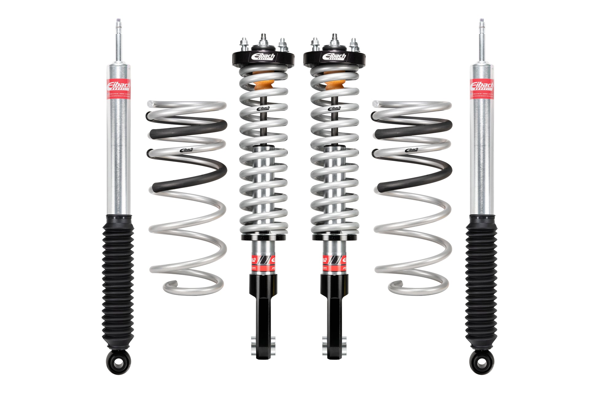 Eibach Suspension Lift Kit - PRO-TRUCK-LIFT STAGE 2 - 0.5 to 2.5 in Front Lift - 1 in Rear Lift - Shocks / Springs /
