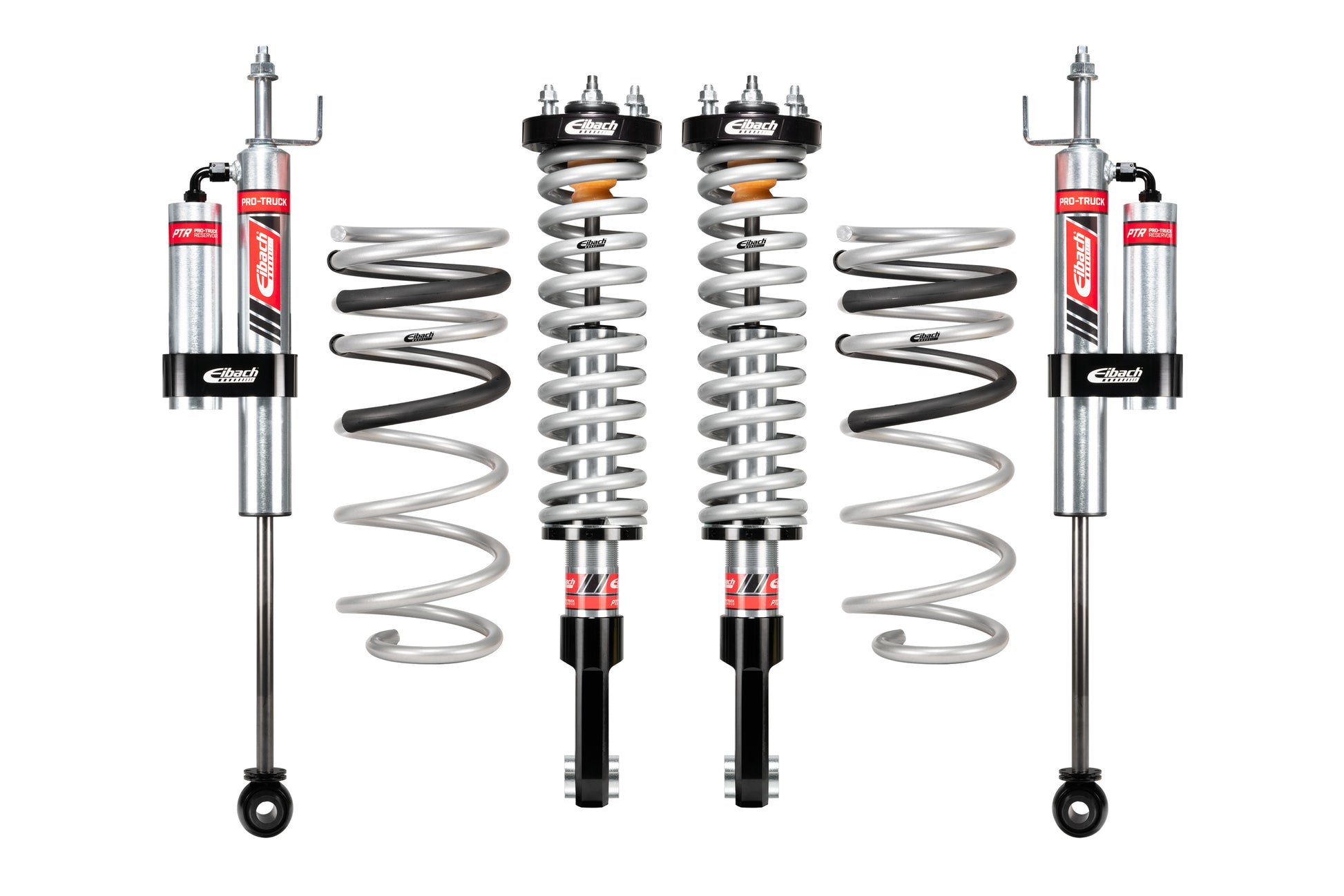 Eibach Suspension Lift Kit - PRO-TRUCK-LIFT STAGE 2R - 0 to 2.5 in Front Lift - 1 in Rear Lift - Reservoirs / Springs