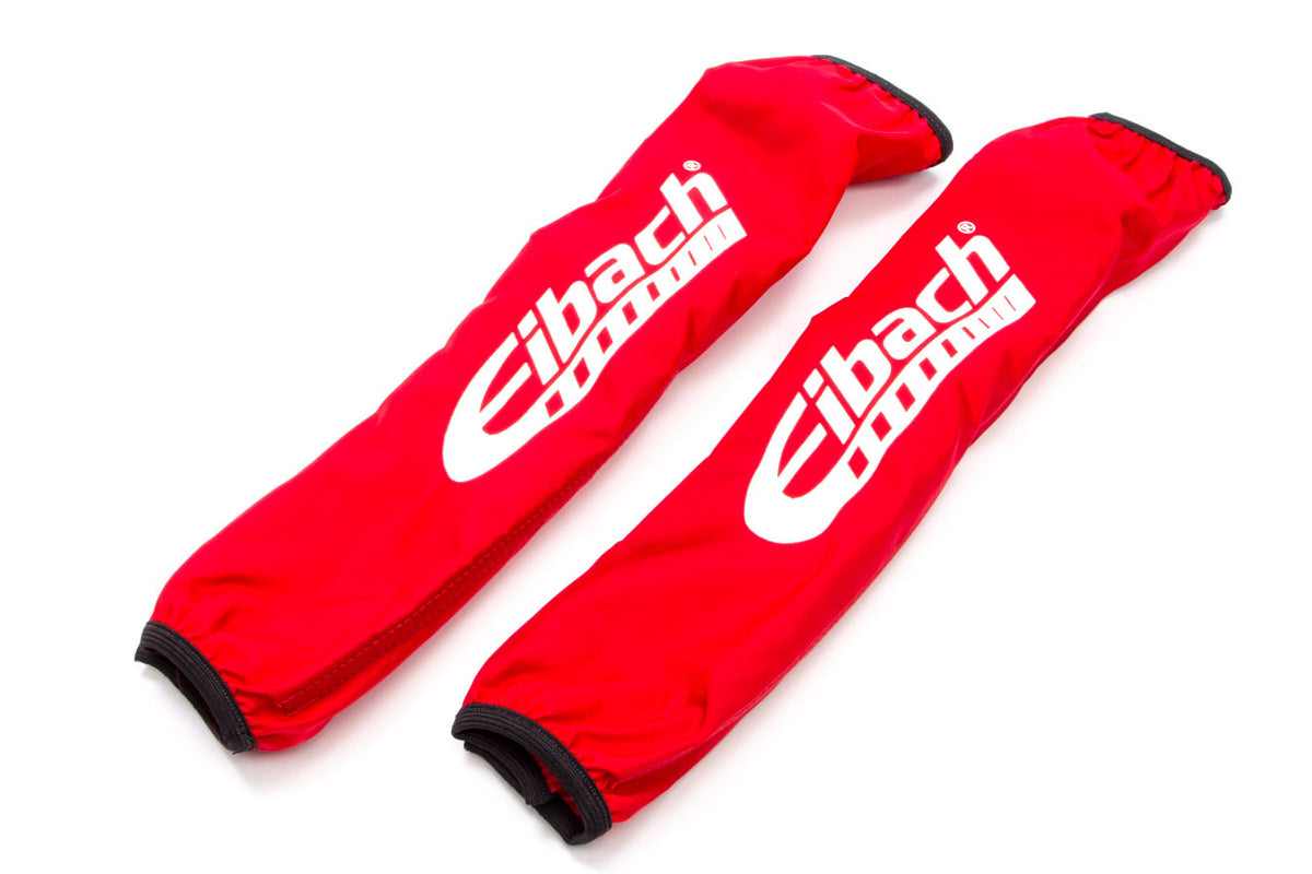 Eibach Shock Cover - 12-14 in Long - 2.500 in ID Coil-Cover - Elastic Ends - Hook and Loop Closure - Nylon - Red -