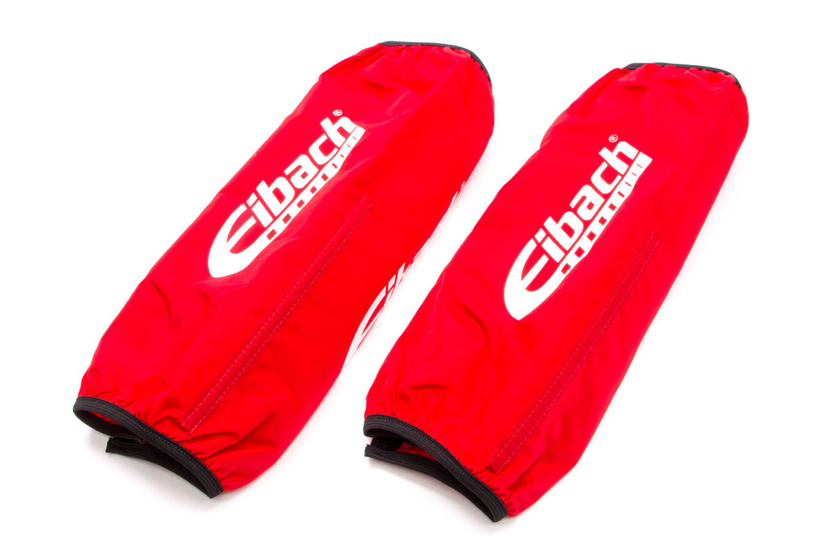 Eibach Shock Cover - 12-14 in Long - 5.000 in ID Coil-Cover - Elastic Ends - Hook and Loop Closure - Nylon - Red -