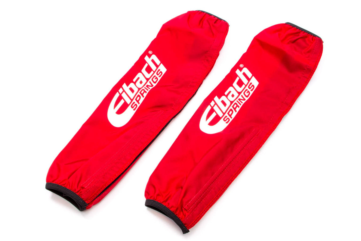 Eibach Shock Cover - 14-16 in Long - 2.500 in ID Coil-Cover - Elastic Ends - Hook and Loop Closure - Nylon - Red -