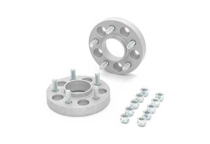 Eibach Wheel Spacer - Pro-Spacer - 5 x 100 mm Bolt Pattern - 20 mm Thick - Lug Nuts Included - Aluminum - Clear