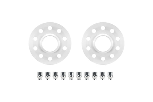 Eibach Wheel Spacer - 5 x 114.3 mm Bolt Pattern - 10 mm Thick - Lug Nuts Included - Aluminum - Clear Anodized - Tesla