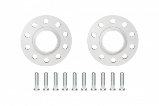 Eibach Wheel Spacer - 4 x 100 mm Bolt Pattern - 15 mm Thick - Wheel Studs Included - Aluminum - Clear Anodized - Pair