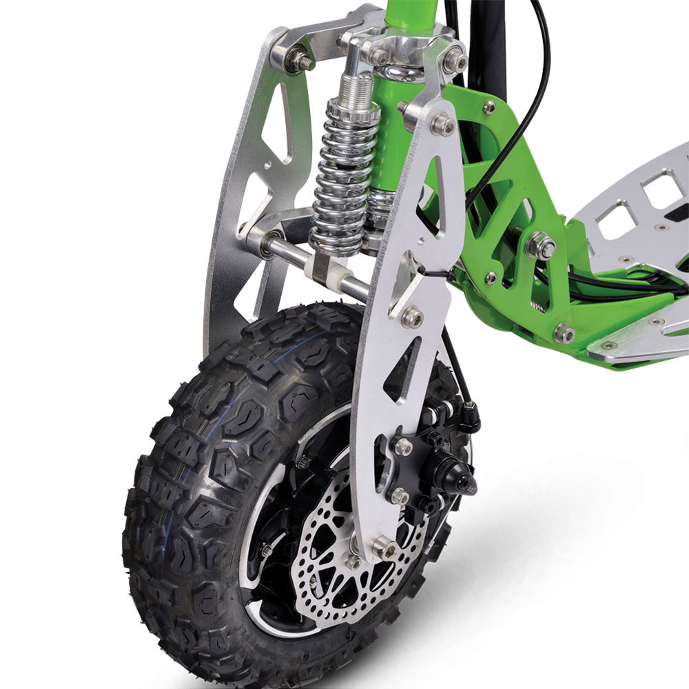 MotoTec/UberScoot 70x 2-Speed Gas Scooter Green - view 4