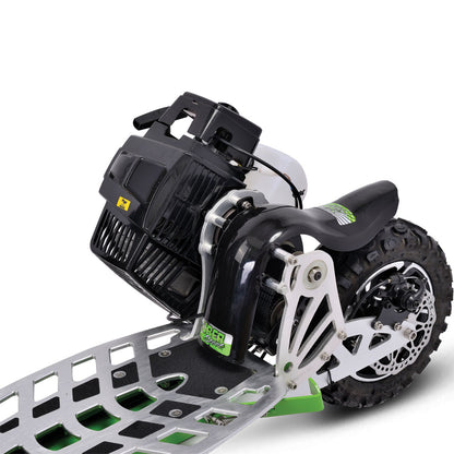 MotoTec/UberScoot 70x 2-Speed Gas Scooter Green - view 6