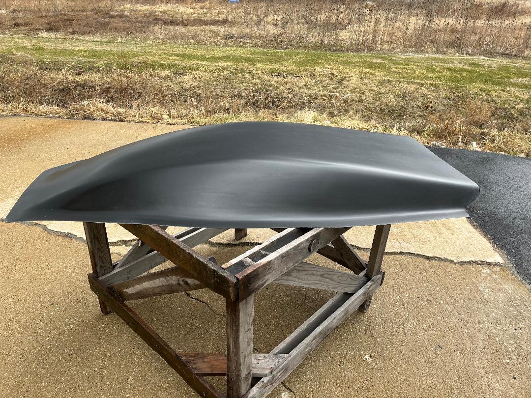 Extended 8" Sunoco "Bubble" Style Cowl Fiberglass Scoop 30" W X 72" L X 8" Tall - Glasstek GCS018 - view 2
